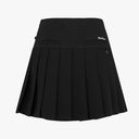 Fairliar Women Asymmetrical Ribbon Pleated Skirt
