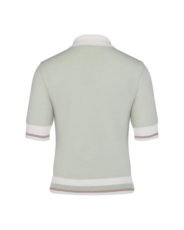 Fairliar Women Round Collar Cropped Knit
