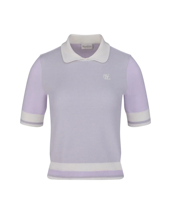Fairliar Women Round Collar Cropped Knit
