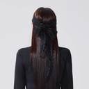 Fairliar Women Lace Scarf Visor