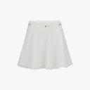 Fairliar Women Mesh Double Flare Skirt