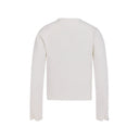 Fairliar Women Pearl Ribbon Jacket Cardigan