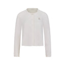 Fairliar Women Pearl Ribbon Jacket Cardigan