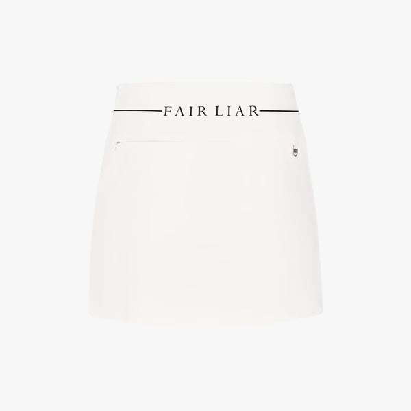 Fairliar Women Cut Slim Fit Skirt