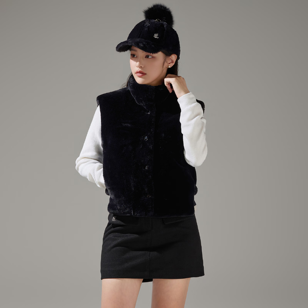 Fairliar Women Brushed H-line Skirt