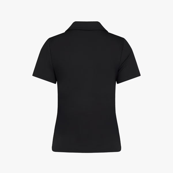 Fairliar Women Slim Fit Zip Tshirt