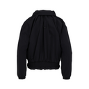 Fairliar Women Ruffle Hem Zip-Up Jumper