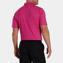 FootJoy Men Painted Floral Lisle Self Collar