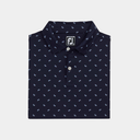 Footjoy Lisle Paisley Print Self Collar Athletic Fit