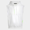 G/FORE WOMEN DOUBLE KNIT BRUSHED BACK CROPPED SLEEVELESS HOODIE
