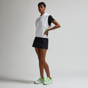 G/FORE WOMEN DOUBLE KNIT BRUSHED BACK CROPPED SLEEVELESS HOODIE