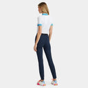 G/FORE 24SS LOGO EMBOSSÉ COL CÔTELÉ QRT ZIP TECH POLO PIQUE