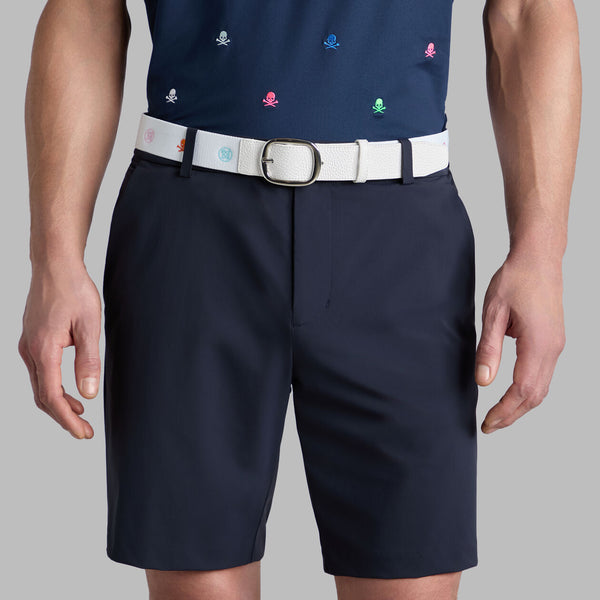 G/FORE MEN LTD RELEASE EMBROIDERED ICON LEATHER BELT
