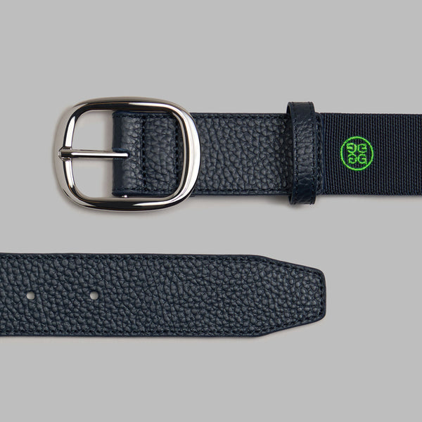 G/FORE MEN LTD RELEASE EMBROIDERED ICON LEATHER BELT