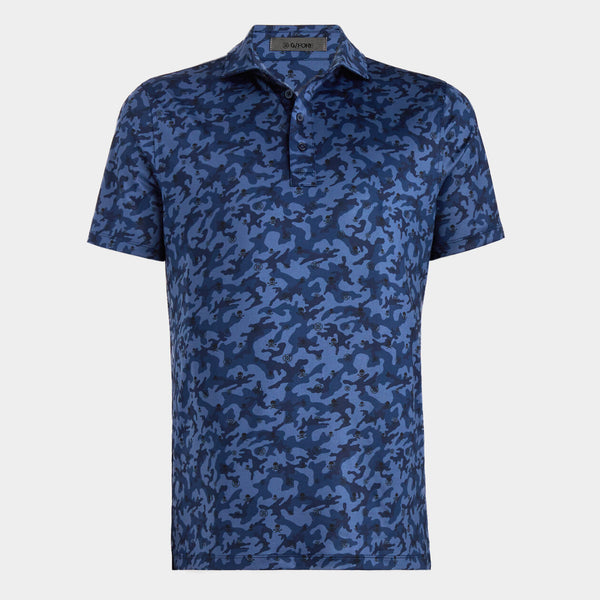 POLO EN JERSEY TECHNIQUE CAMO MAPPED ICON G/FORE 24SS