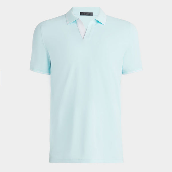 G/FORE 2024SS MEN JOHNNY COLLAR TECH PIQUÉ BANDED SLEEVE POLO