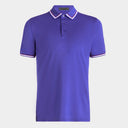 G/FORE MEN TUX TECH JERSEY BANDED SLEEVE POLO