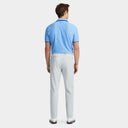 G/FORE MEN SCRIPT STRIPE TECH PIQUÉ BANDED SLEEVE POLO