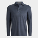 G/FORE MEN RIB GUSSET LONG SLEEVE MELANGE ICE NYLON SUN SHIRT