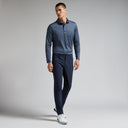 G/FORE MEN RIB GUSSET LONG SLEEVE MELANGE ICE NYLON SUN SHIRT
