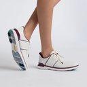 G/Fore Women Gallivan2r Leather Saddle Stripe Kiltie Golf Shoe