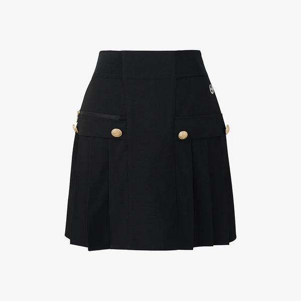 GFJ Women High Waist Pleat Skirt