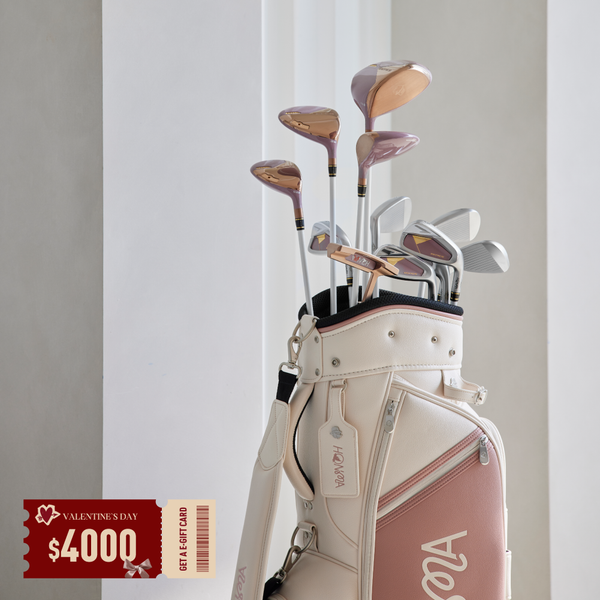 Honma X Malbon Golf Women Premium 13-piece Full Set (Golf bag Included)