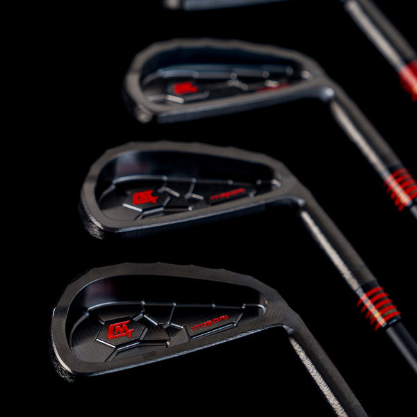 Itobori MXH Black Boron with Red Accent Prebuilt Iron Set (4-P)