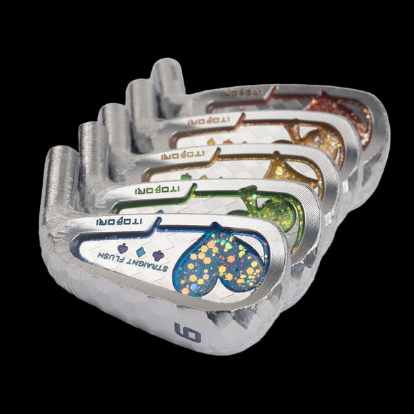 Itobori Trump Design Cavity Custom Irons 6-PW (Chrome Spankle)