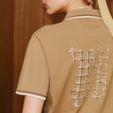 Keypote Women Short Sleeve Knit Polo