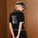 Keypote Women Short Sleeve Knit Polo
