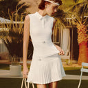 Keypote Women Lightweight Pleated Skirt