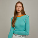 Kandini Women Color Block Linen Knit