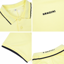 Kandini Pleated Collar Short Sleeve Polo (Unisex)