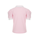 Kandini Women Colorblock Polo shirts with Puff sleeve