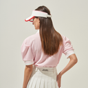 Kandini Women Colorblock Polo shirts with Puff sleeve