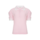 Kandini Women Colorblock Polo shirts with Puff sleeve