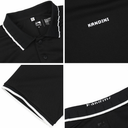 Kandini Pleated Collar Short Sleeve Polo (Unisex)