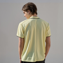 Kandini Pleated Collar Short Sleeve Polo (Unisex)