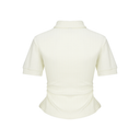 Kandini Women Side Shirring Cropped Polo