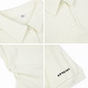 Kandini Women Side Shirring Cropped Polo