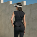 Kandini Women Slim Zip-up Vest