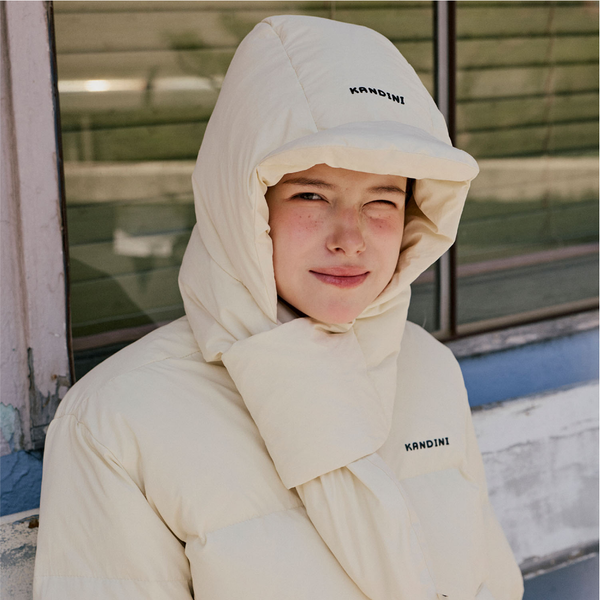 Kandini Women Goose Down Hood Scarf