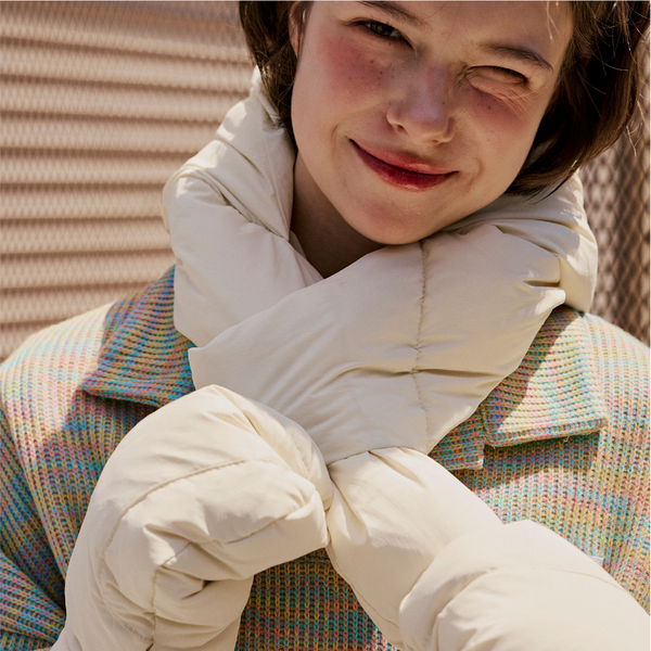 Kandini Women Goose Down Hood Scarf