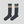 Kandini Women  Ribbed Stripe Crew Socks