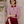 Kandini Women Striped Puff Sleeve Zip-up Polo Shirt Long Sleeve