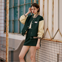 Kandini Women Wool Touch Varsity Jacket