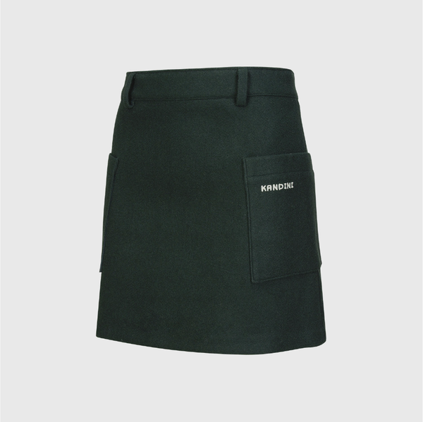 Kandini Women Wool Touch Pocket Skirt