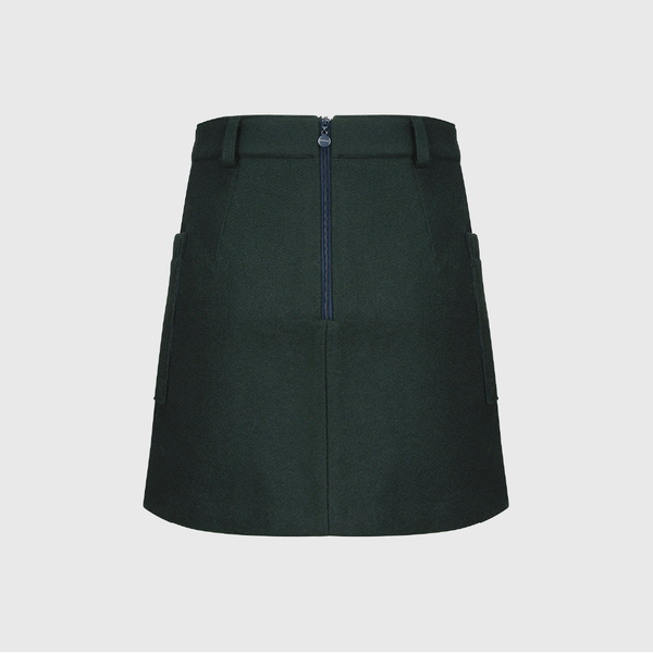 Kandini Women Wool Touch Pocket Skirt