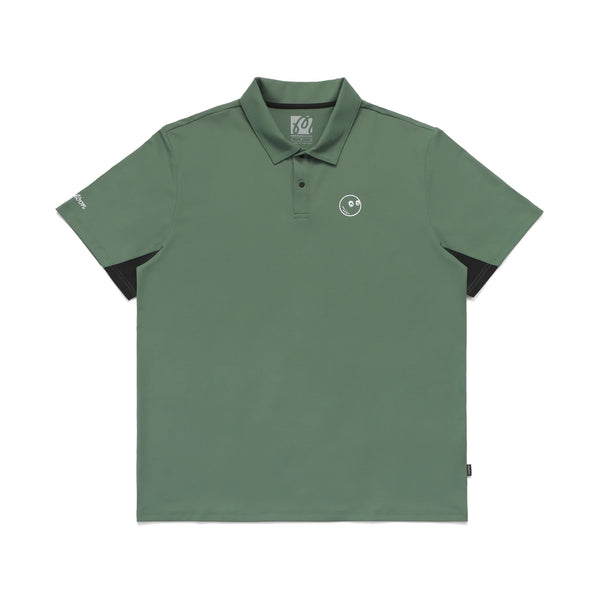 Malbon Golf Men Performance Pique Polo